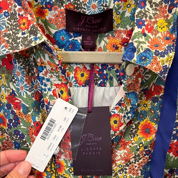 J. Crew Liberty of London Multicolor Floral Midi Dress - Picture 7 of 8